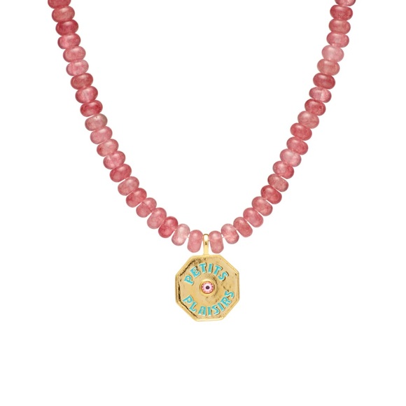 Petite Plaisiris Beaded Necklace by Mayamar - Picture 2 of 3